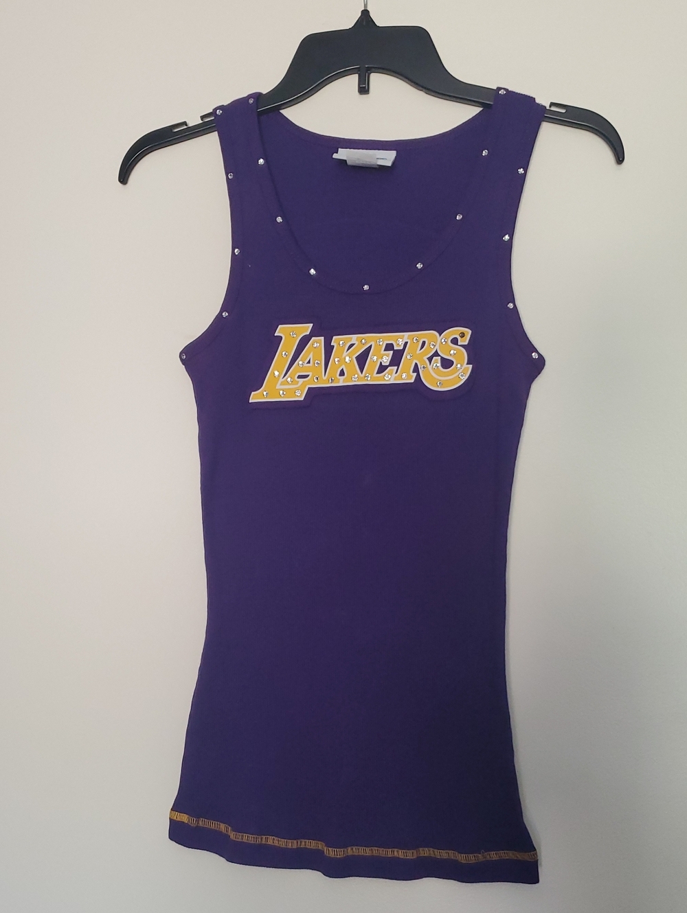 Majestic Threads Purple Ribbed Top